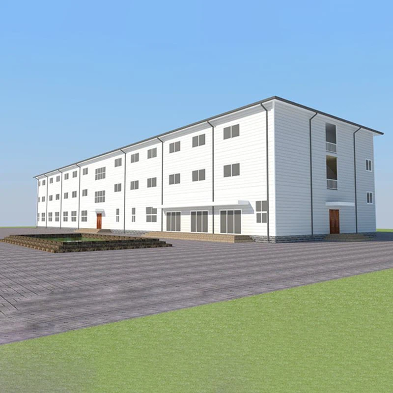 Ťažká podlahová nakladacia oceľová konštrukcia Hotel